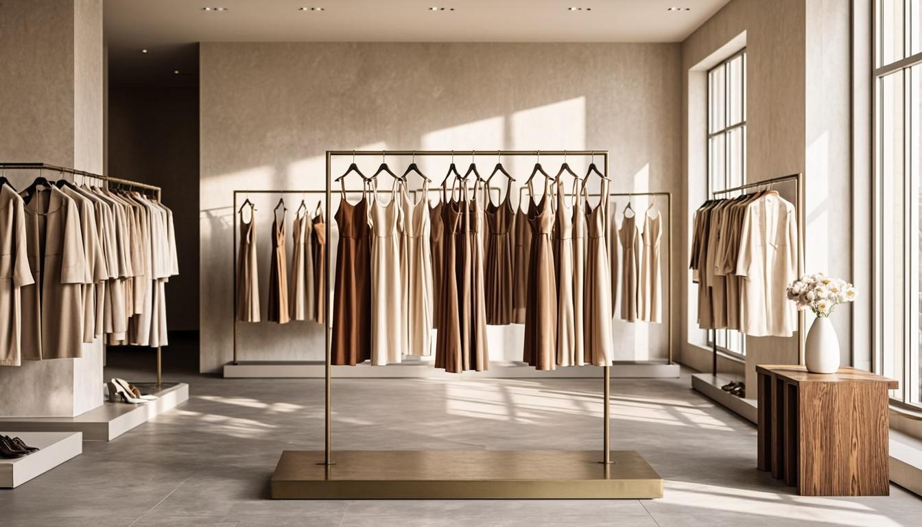 Eloria boutique interior showcasing curated fashion pieces